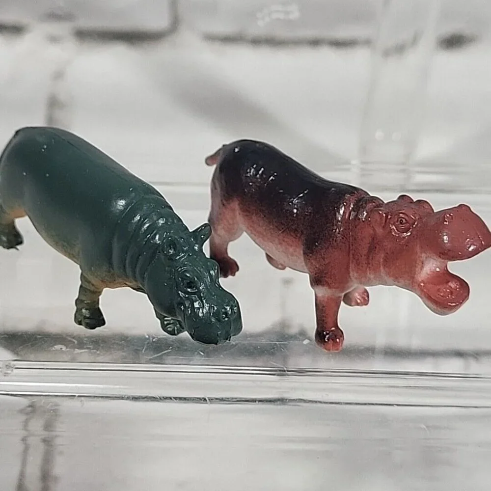 Hippos Hippopotamus Figures Toys Collectibles Lot of‎ 12